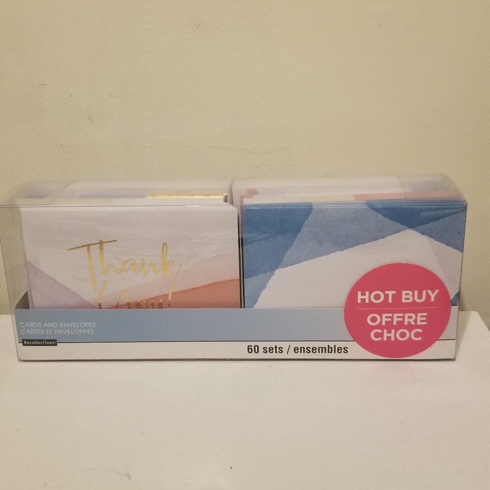 Thank you card 60 sets